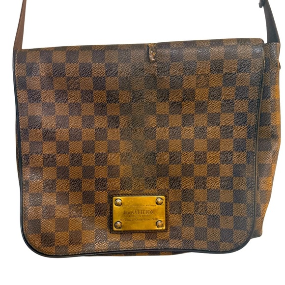 Louis Vuitton Damier Ebene Brooklyn Canvas Bag—2008 France - Picture 2 of 16